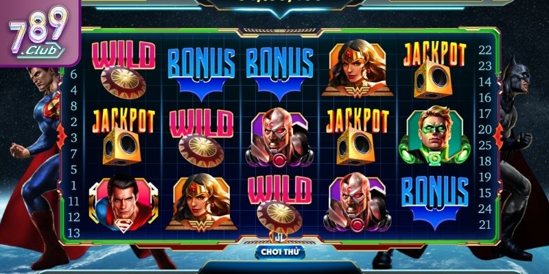 Các biểu tượng đặc biệt trong Justice League 789CLUB