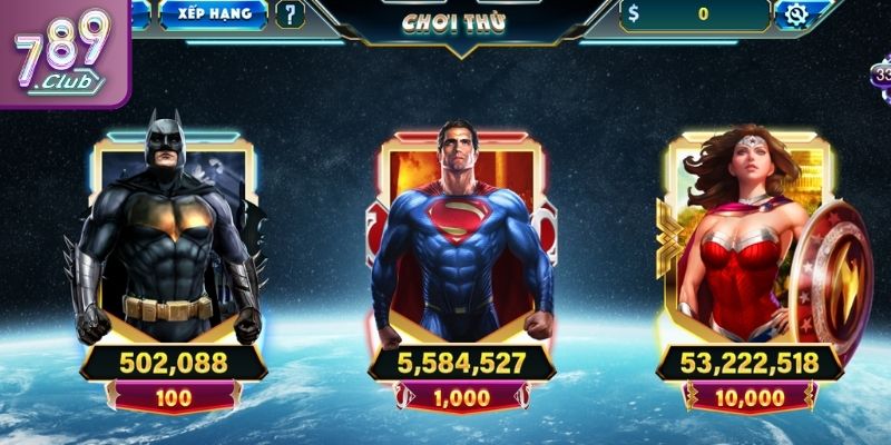 Khám phá thế giới Justice League 789CLUB  
